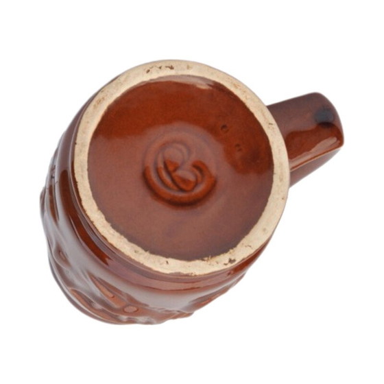 Image 1 of Tasse vintage en céramique brune de Spila, Pologne 1970
