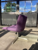 Chaise Catifa 60's pourpre Mid Century Modern
