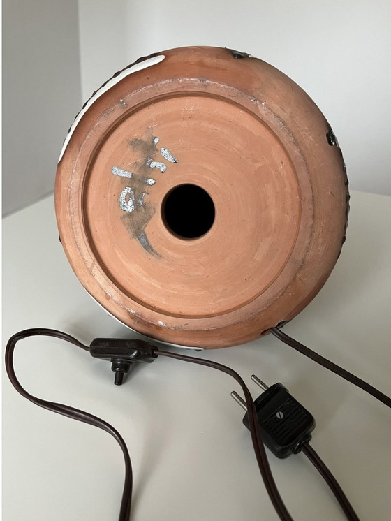 Image 1 of Lampe de table Elsie Borelius, Swedish Vintage, Large, Unique, Graphic, Midcentury 70S