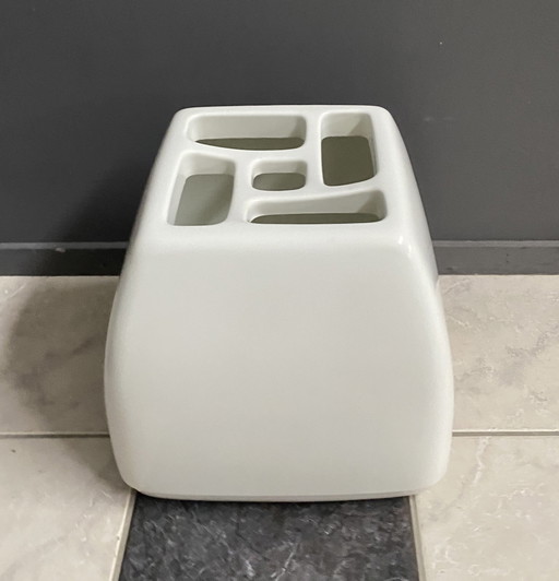 Quadro Schonbuch White Umbrella Stand Designed By Gerd Lange 1970S