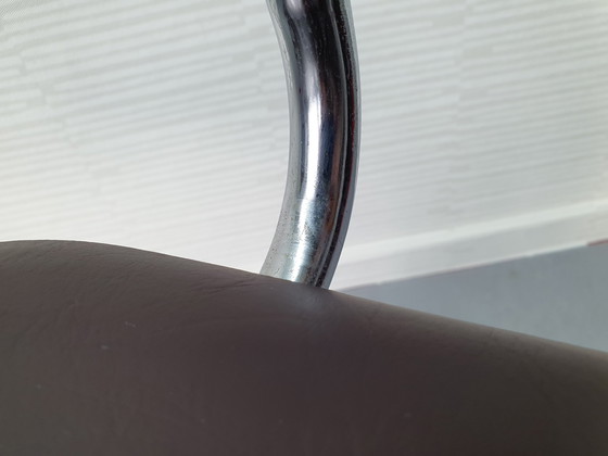 Image 1 of Seuderop Vintage Office Chair/Turnable Chair. Skai marron.