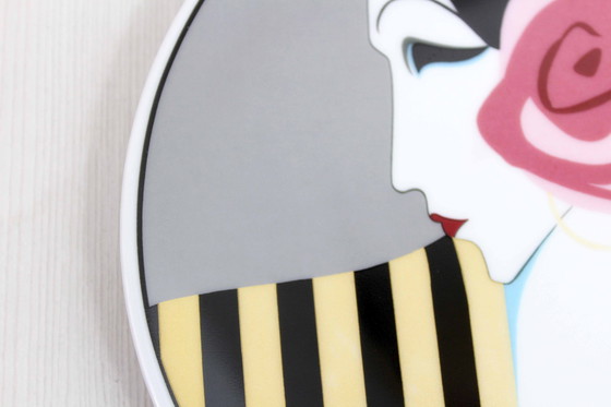 Image 1 of Assiette Art Deco Design Roberto Tortoli