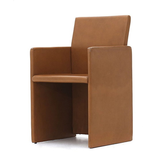 Image 1 of Fauteuil vintage en cuir marron, 1970