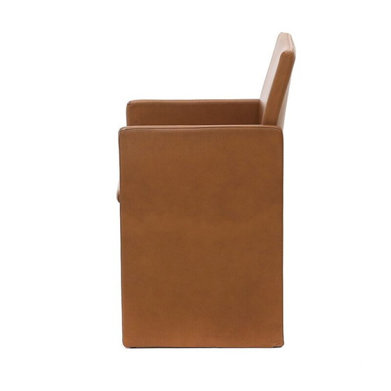 Image 1 of Fauteuil vintage en cuir marron, 1970