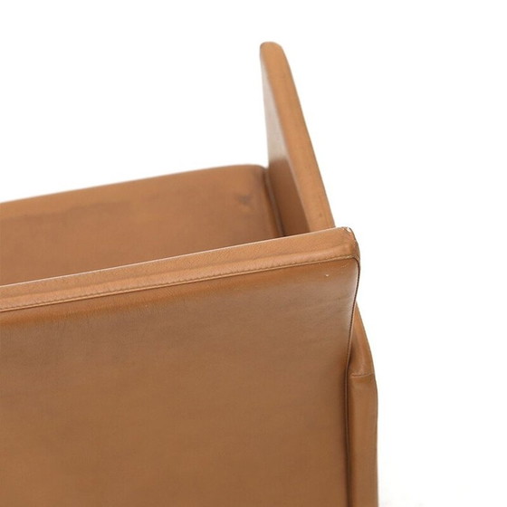 Image 1 of Fauteuil vintage en cuir marron, 1970