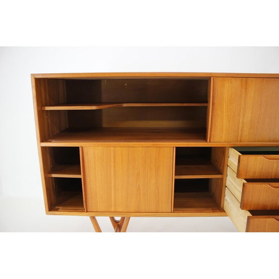 Image 1 of Buffet haut vintage en teck par Kurt Ostervig, Danemark années 1960