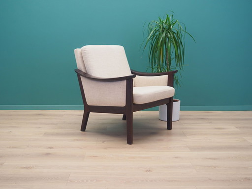 Fauteuil beige, Design danois, 1970S, Production : Danemark