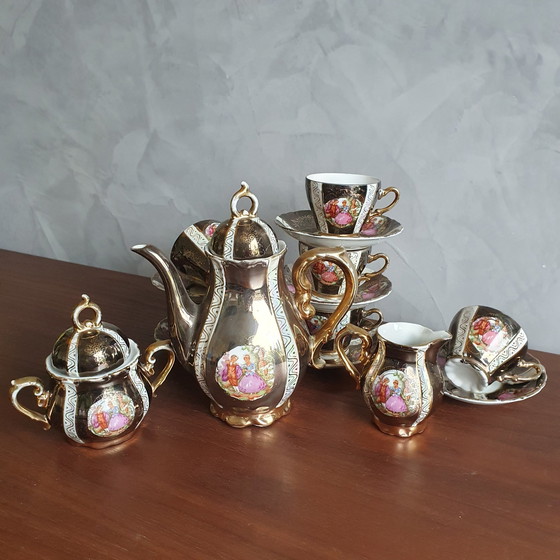 Image 1 of Set de tasses 70s Copper 9-Piece