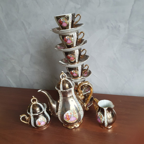 Image 1 of Set de tasses 70s Copper 9-Piece