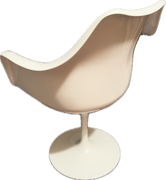 Image 1 of Chaise tulipe blanche de Rudi Bonzanini 1970S
