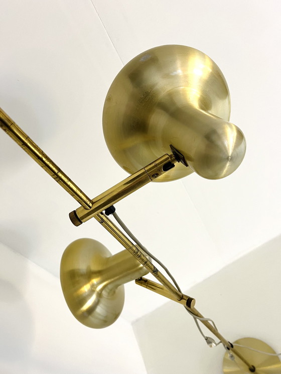 Image 1 of Lampadaire en laiton Ts Belysning '60