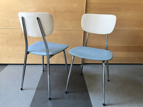 Image 1 of Table Fifties/Sixties avec 2X chaises