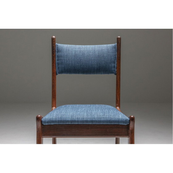 Image 1 of Ensemble de 8 chaises colorées vintage, Belgique 1950