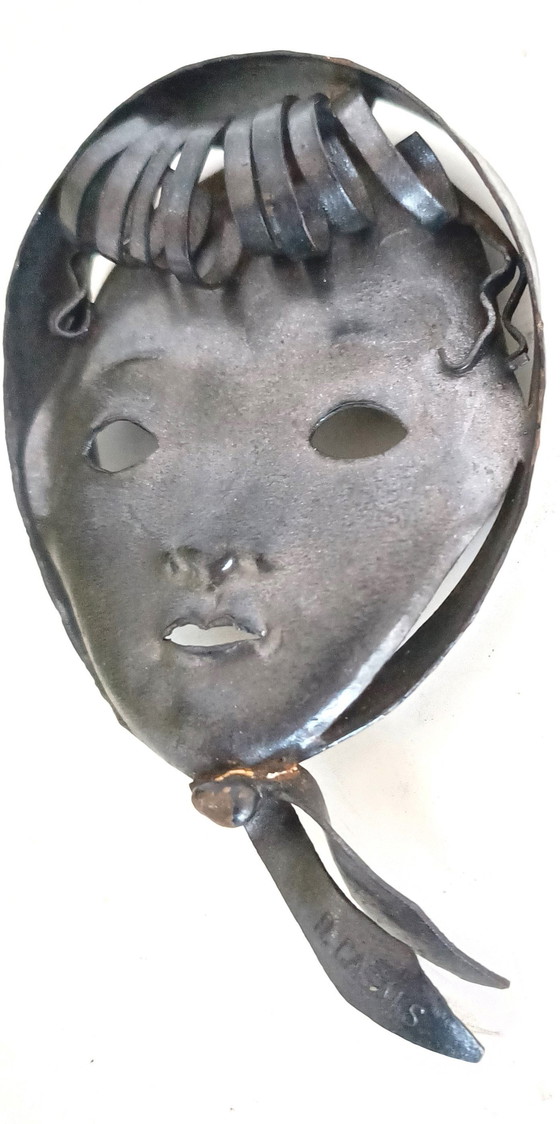 Image 1 of P Casals Wall Head Metal Art Fifties