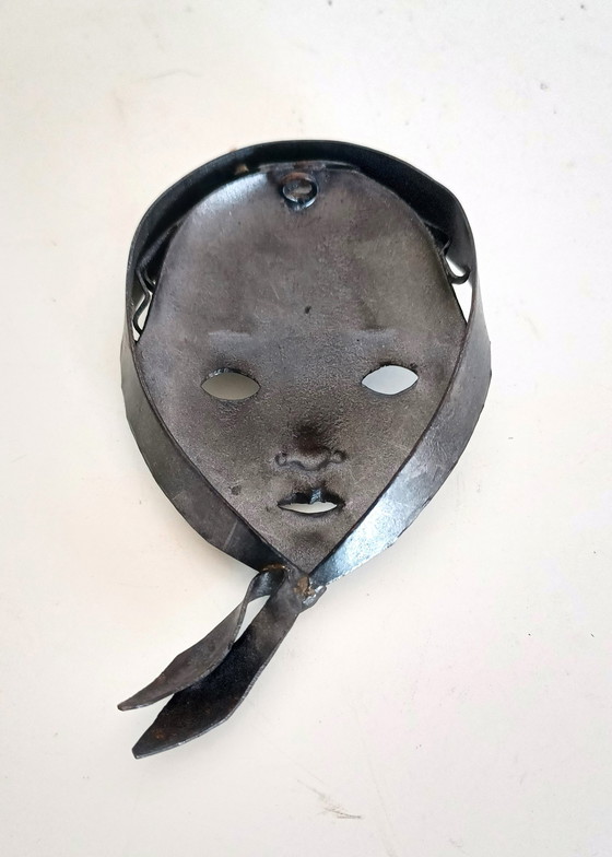 Image 1 of P Casals Wall Head Metal Art Fifties