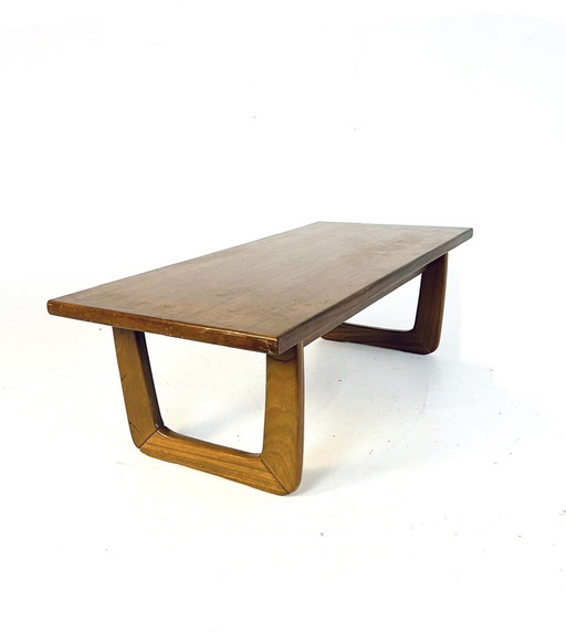 Table basse en teck '60