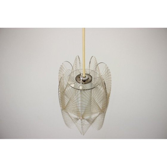 Image 1 of Lustre vintage "toile d'araignée", Tchécoslovaquie, années 1960
