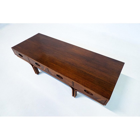 Image 1 of Table basse en bois du milieu du siècle par Gianfranco Frattini pour Bernini, Italie, années 1960
