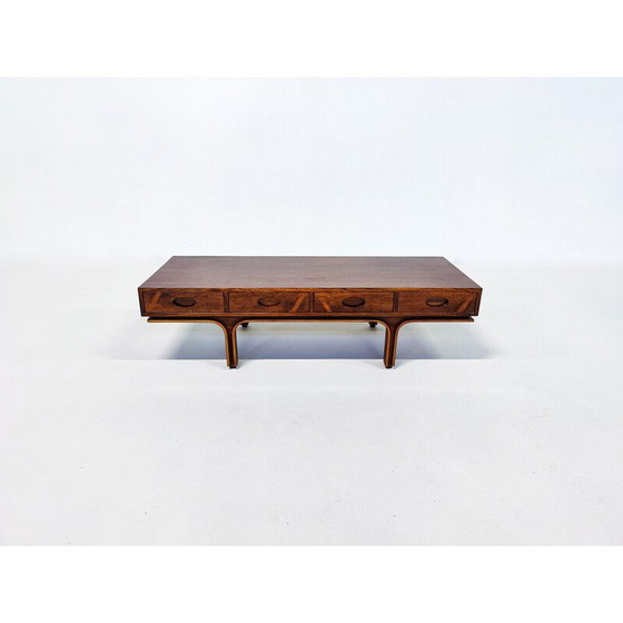 Image 1 of Table basse en bois du milieu du siècle par Gianfranco Frattini pour Bernini, Italie, années 1960