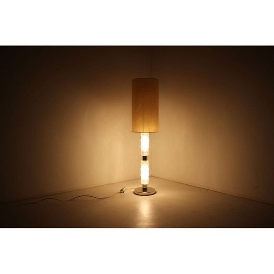 Image 1 of Lampadaire du milieu du siècle en papier parcheminé, Allemagne, années 1970