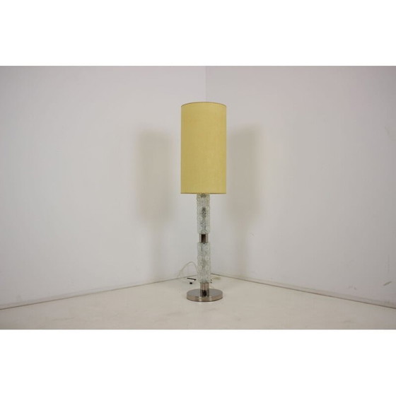 Image 1 of Lampadaire du milieu du siècle en papier parcheminé, Allemagne, années 1970