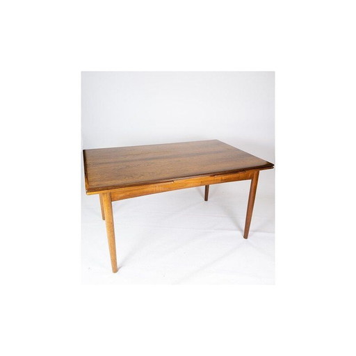 Table vintage en palissandre avec rallonges Danemark 1960