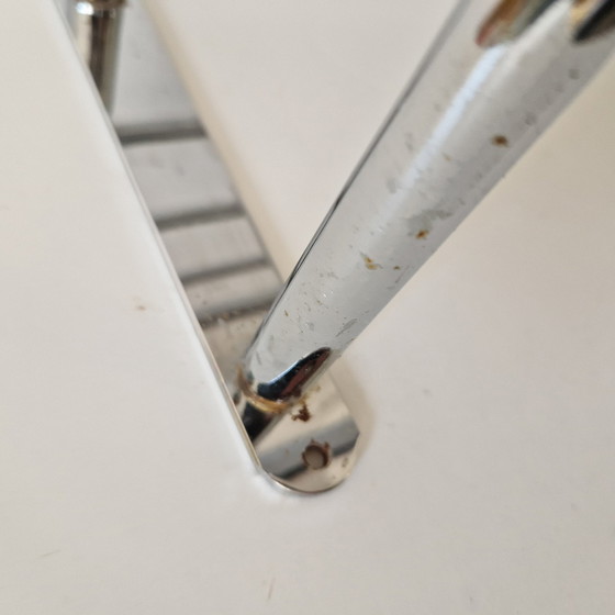 Image 1 of Porte-manteau vintage chromé