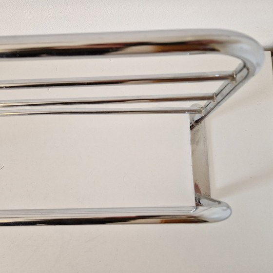 Image 1 of Porte-manteau vintage chromé