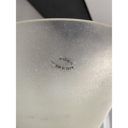 Ensemble de 5 lampadaires vintage en verre de Murano, 1960