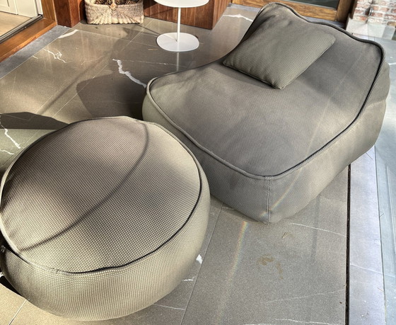 Image 1 of Paola Lenti Lounger Garden Set + Footrest