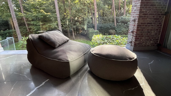 Image 1 of Paola Lenti Lounger Garden Set + Footrest