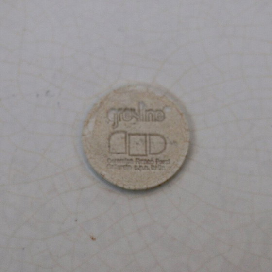 Image 1 of Plat vintage en céramique par Ambrogio Pozzi pour Gresline, Italie 1970