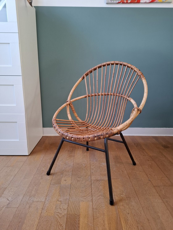 Image 1 of Fauteuil En Rotin