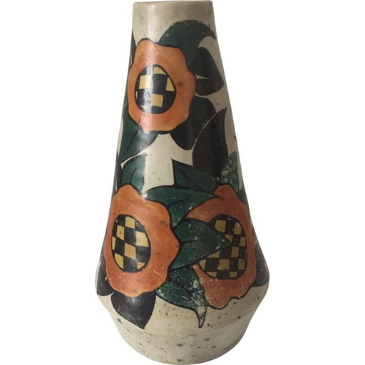 Vase Vintage Art Déco par Betzy Augeron, 1930
