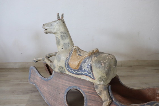 Image 1 of Cheval à bascule antique