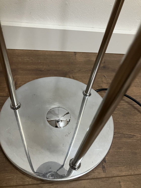 Image 1 of Space Age Eyeball Lampadaire Vintage Avec 4 Lumières Chrome