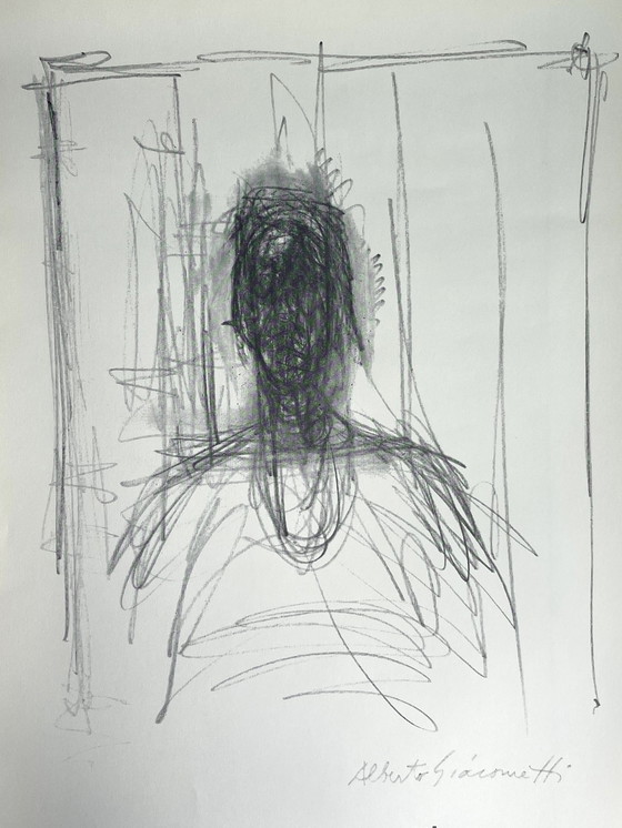 Image 1 of Alberto Giacometti, rare affiche originale vintage