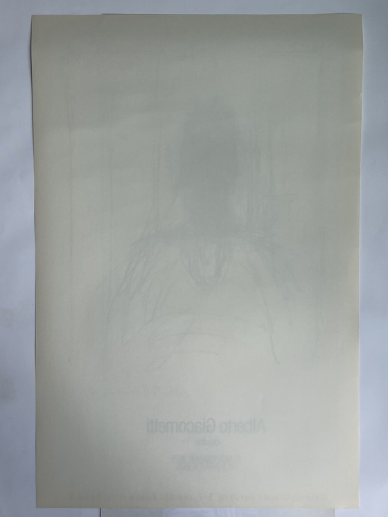 Image 1 of Alberto Giacometti, rare affiche originale vintage