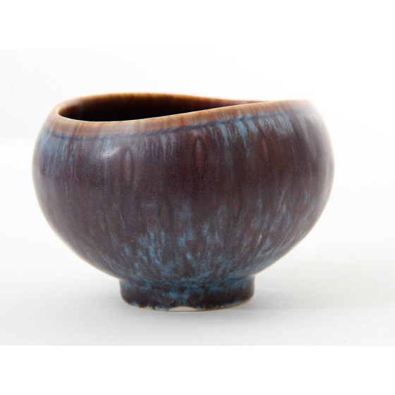 Image 1 of Bol scandinave vintage en céramique modèle AUX par Gunnar Nylund pour Rorstrand, 1960