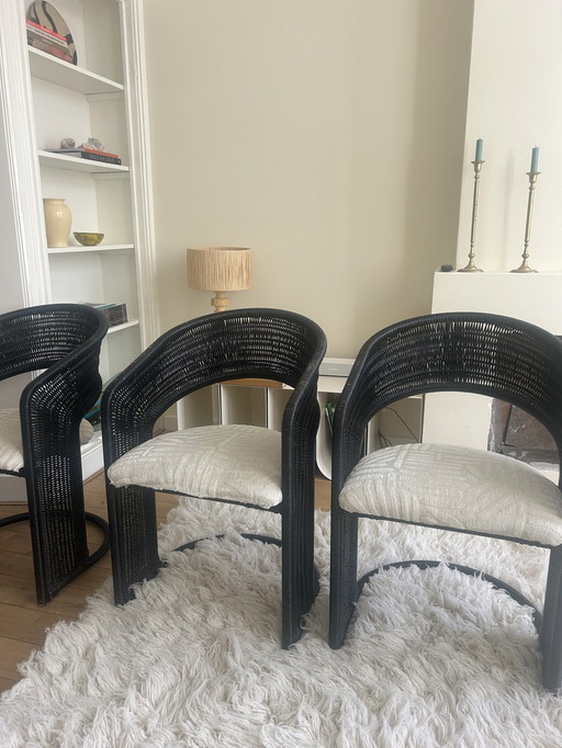 3 chaises Lute Van Der Helm