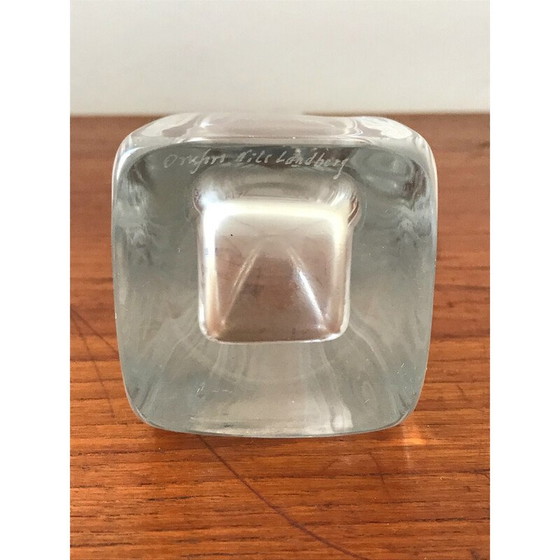 Image 1 of Vase en verre vintage par Nils Orrefors pour Orrefors, 1960