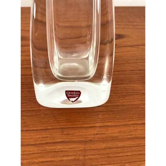Image 1 of Vase en verre vintage par Nils Orrefors pour Orrefors, 1960