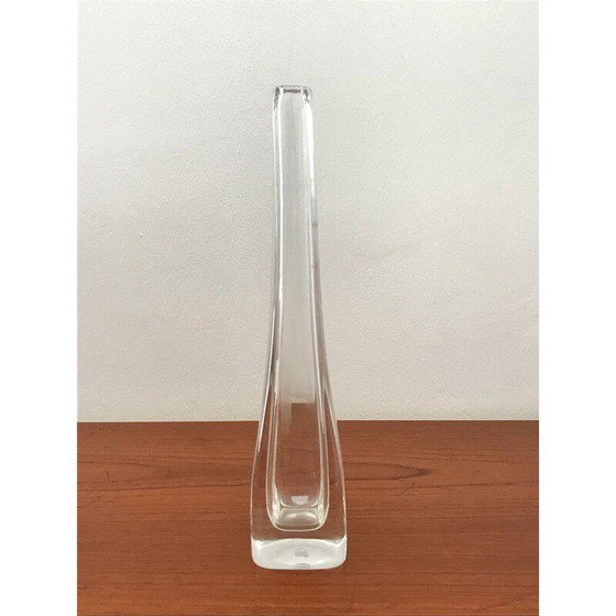Image 1 of Vase en verre vintage par Nils Orrefors pour Orrefors, 1960