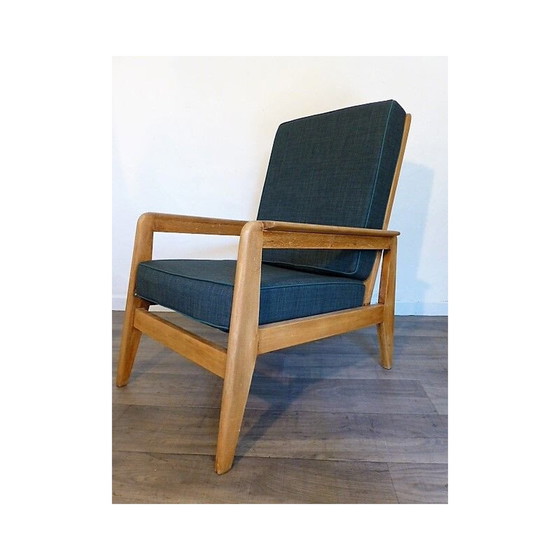 Image 1 of Paire de fauteuils freespan vintage Molèle FS107, 1950