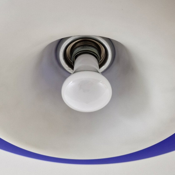 Image 1 of Lampe suspendue vintage "Bauta" en verre de Murano par Archiveo Vistosi, Italie 1980