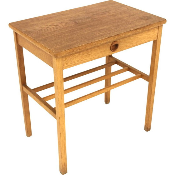 Image 1 of Table de chevet vintage en chêne, Suède 1960