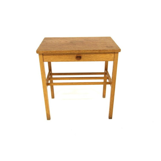 Image 1 of Table de chevet vintage en chêne, Suède 1960