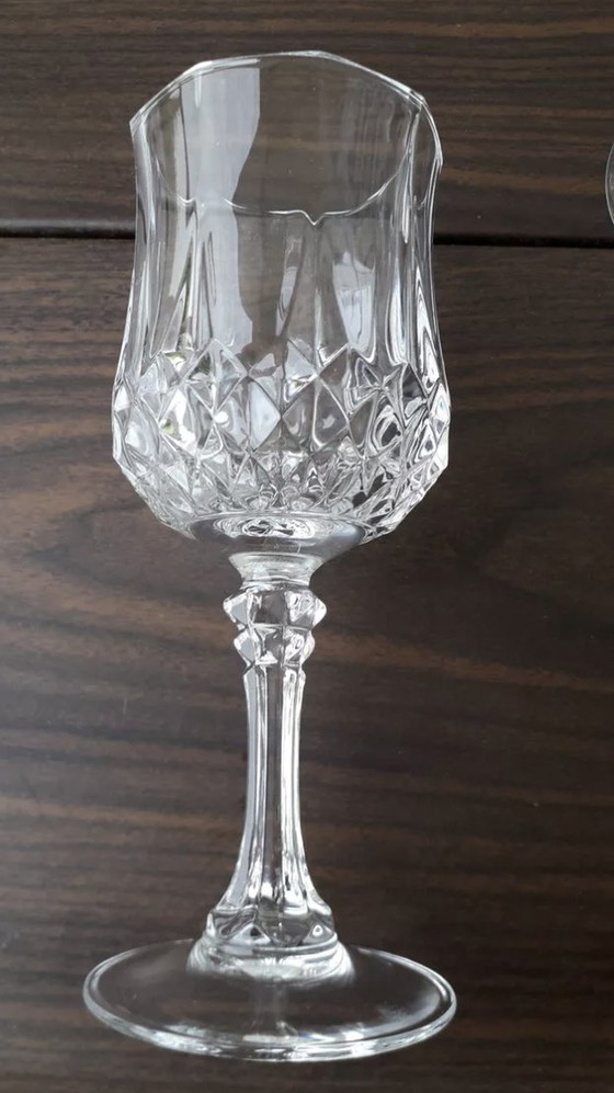 Image 1 of Verres À Pied Cristal D'Arques Modèle Longchamp