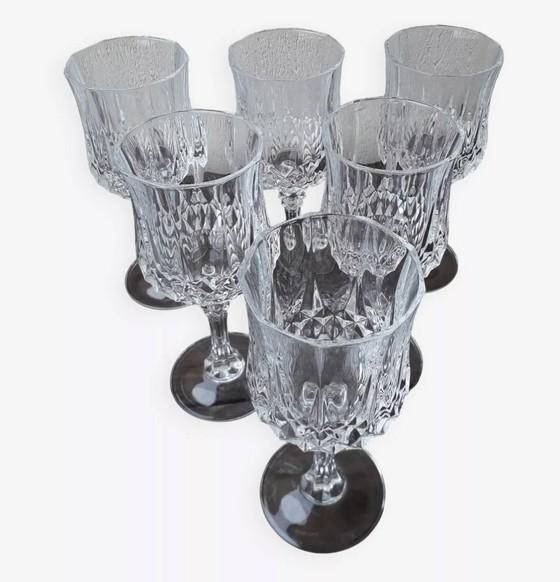 Image 1 of Verres À Pied Cristal D'Arques Modèle Longchamp