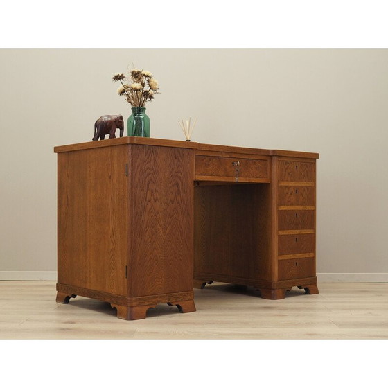 Image 1 of Bureau vintage en chêne, Danemark 1960